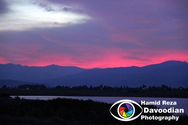 Sunrise in Golestan stank Golestan Province
