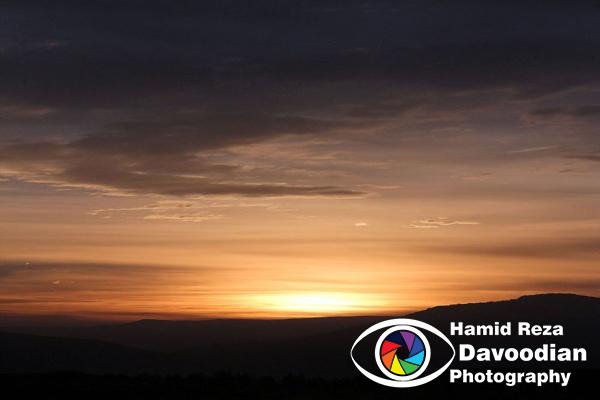 Sunrise in Golestan stank Golestan Province