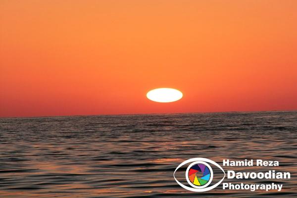 Sunset in Kish Island